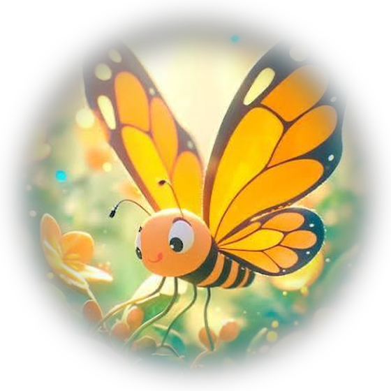 Butter Lily butterfly mascot